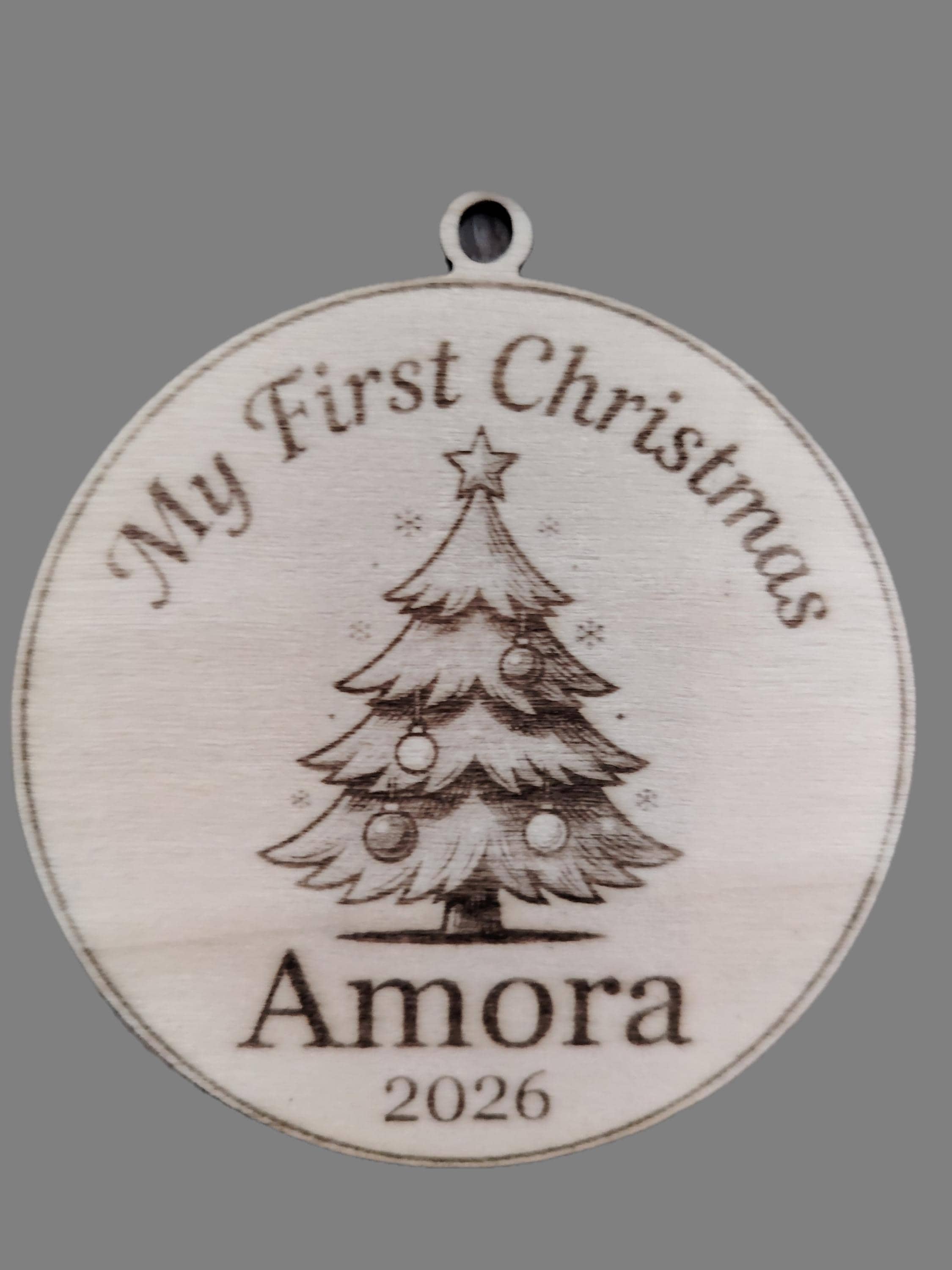 Personalized Christmas tree decorations
