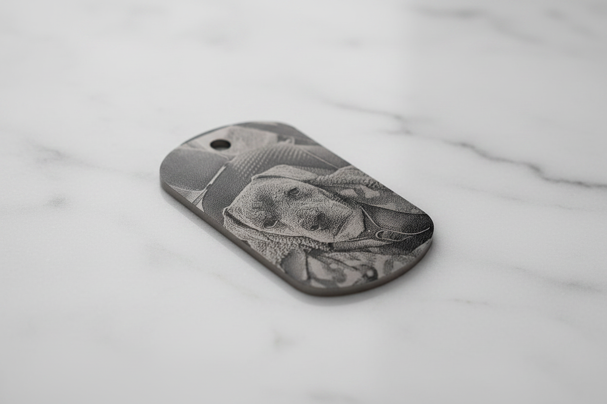 Personalized dog key ring