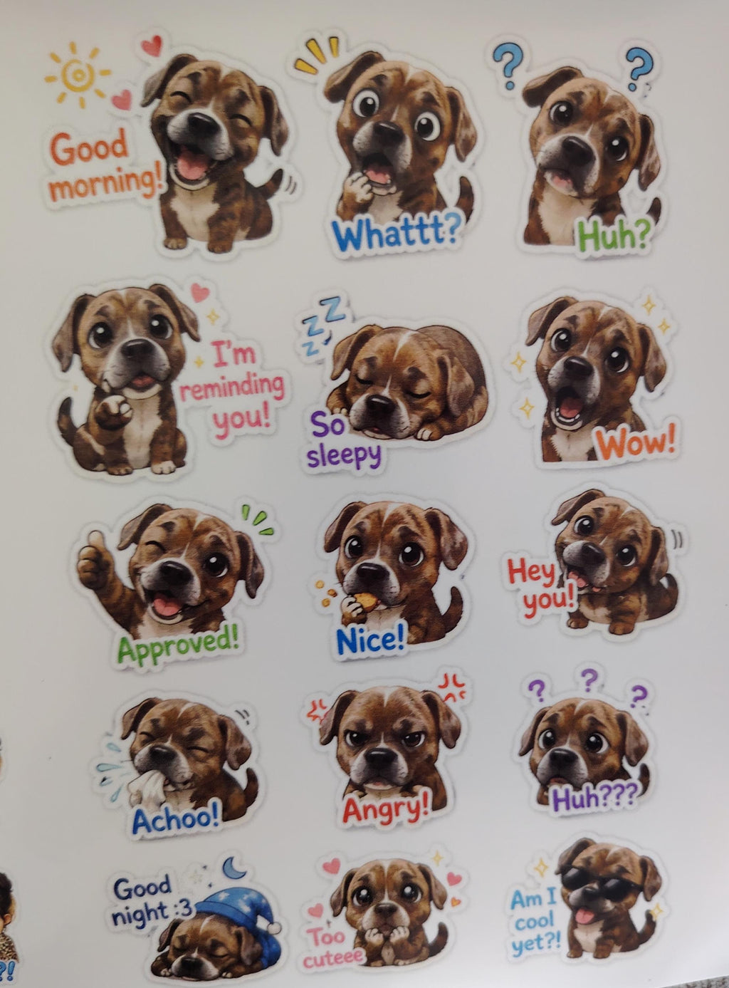 Personalized stickers with quotes.