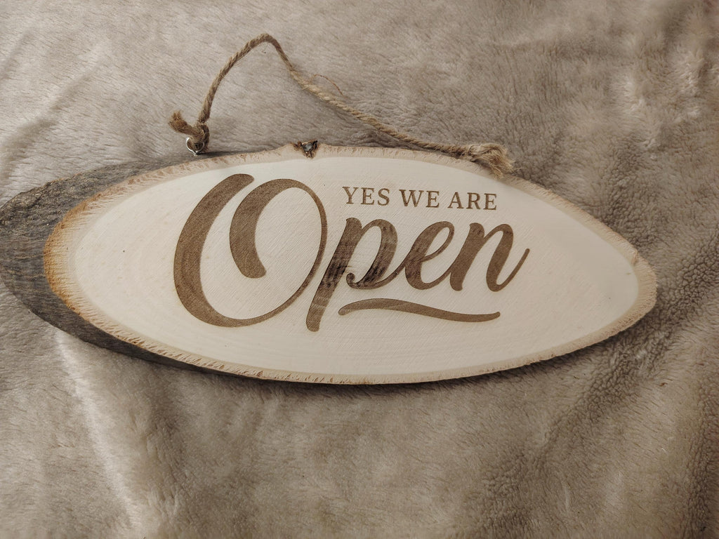 Open and Closed shop sign.