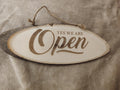 Open and Closed shop sign.