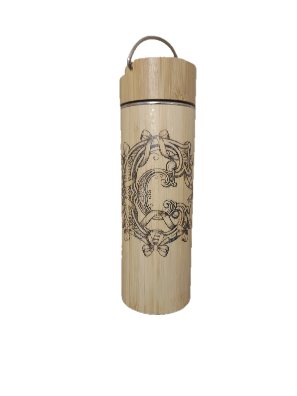 Personalized bamboo flask