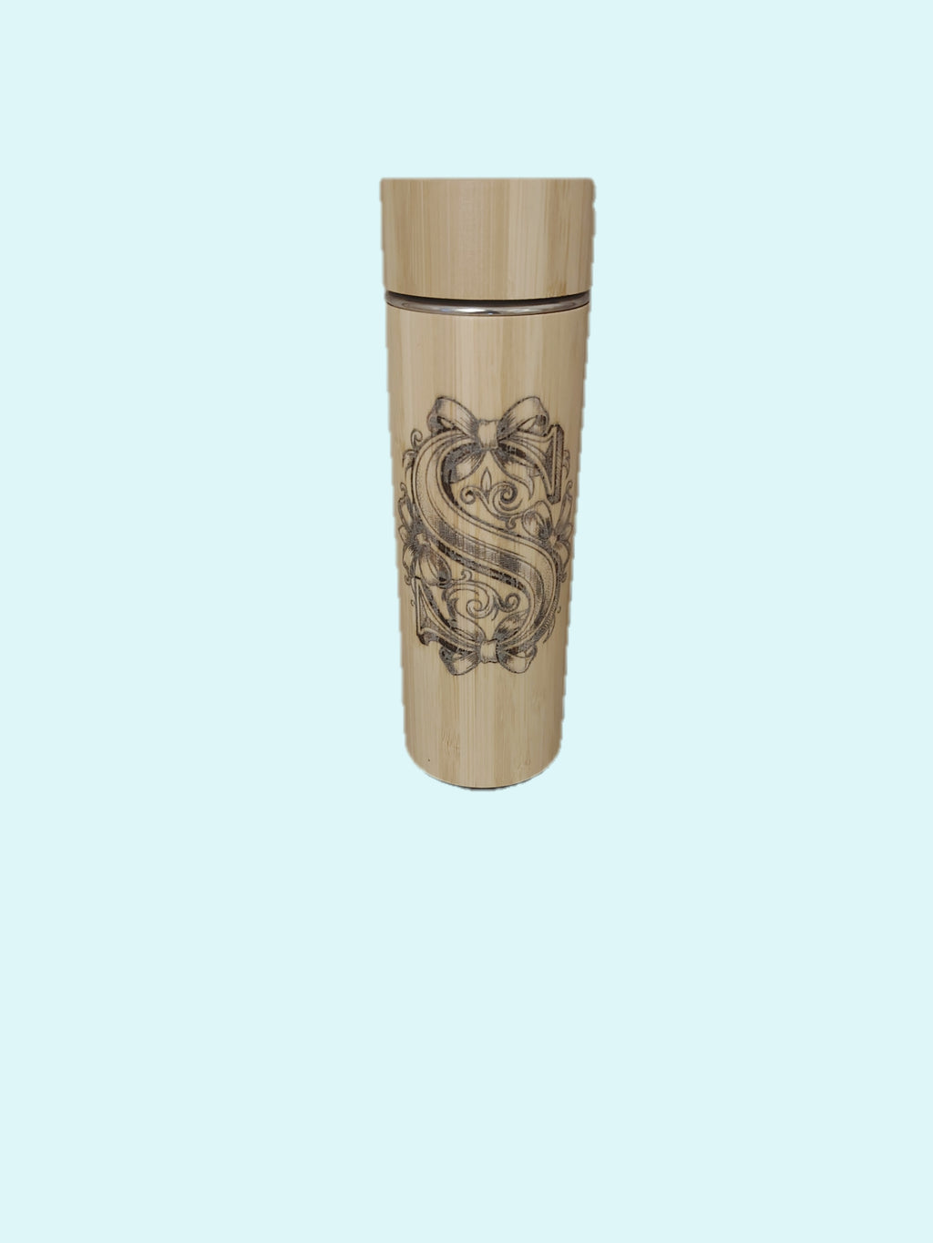 Personalized Bamboo Flask