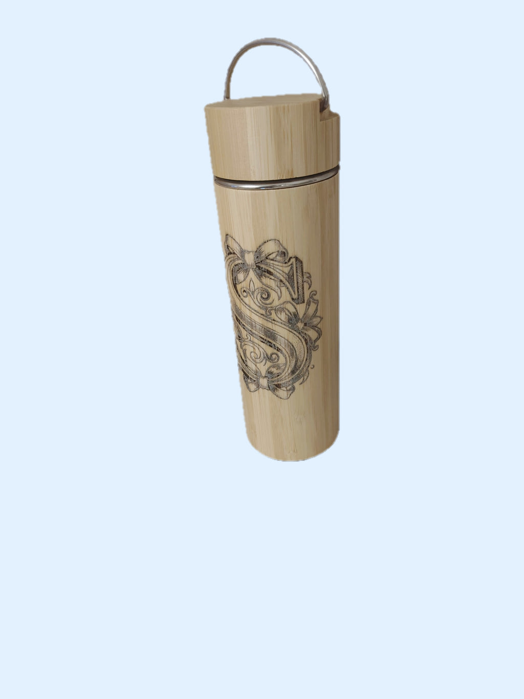 Personalized Bamboo Flask