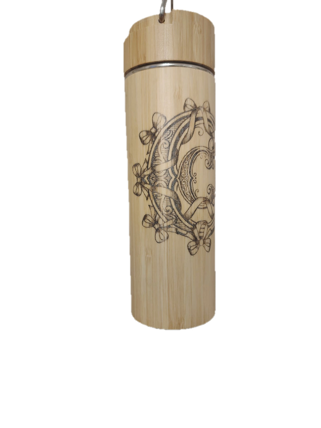 Personalized bamboo flask